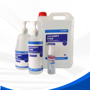 Dung dịch sát khuẩn tay chứa cồn Alfasept Pure