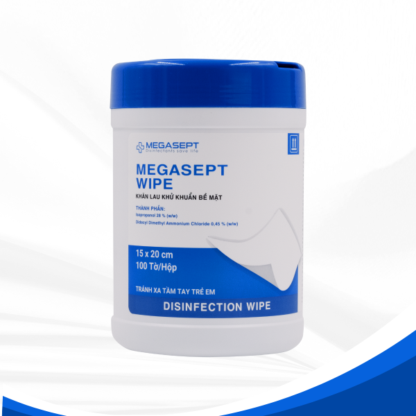 Khăn lau khử khuẩn bề mặt Megasept Wipe