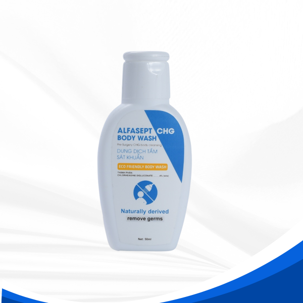 Dung dịch tắm sát khuẩn trước phẫu thuật Alfasept CGH Body Wash