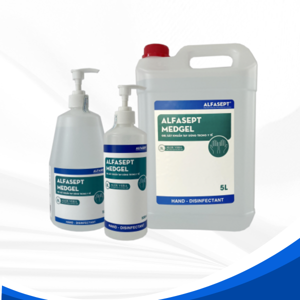 Gel sát khuẩn tay chứa cồn Alfasept Medgel