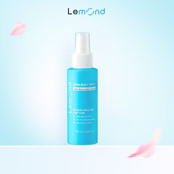 Xịt mờ thâm mụn Lemond Acne Body Spray